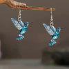 Ftcy Acrylic Hummingbird Earrings For Women Retro Style Colorful Bird Drop Earrings Women's Jewelry Gifts - Image 5