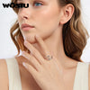 Silver Multi-layer Metal Water Drop Open Ring For Women Euro Simple Jewelry Stackable Party Rings Gift - Image 2