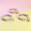 Rainbow Flower Cat Collar With Bell Kitten Puppy Necklace Adjustable Buckle Colorful Lace Kitten Collar Dog Accessories - Image 1