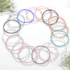 4pcs/set Gold Color Crystal Beads Bracelets For Women Girl Stone Austria Crystal Glass Elastic Bracelet Set Jewelry - Image 4