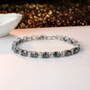 Gem Stone King Silver Oval and Round Sparkling Cubic Zirconia CZ Tennis Bracelet Jewelry Gift - Image 5