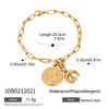 Sunshine Beach Ocean Bracelet Gold Plated Stainless Sun Star Moon Steel Pendant Bracelet Set Women's Jewelry Summer - Image 9