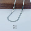 Stainless Steel Snake Chain Necklace in 2 mm to 5 mm Widths - Image 7