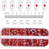 100/50cm Long Crystal Chain Nail Charms 1.5/2mm Shinying Clear/AB Diamond Nail Art Metal Steel French Manicure Crystal - Image 16