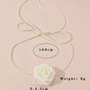 Imitation Pearl Choker Necklace with Lace-Up Bow Detail - Image 18
