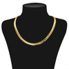 Sunny Jewelry Copper Necklace Snake Chains Gold Plated For Women Man Italy 750 For Daily Wear Gift - Image 6