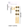 316L Stainless Steel 6 Pieces Imitation Pearls Flower Heart Star Tassels Earrings For Women French Jewelry - Image 11
