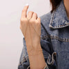 Boho Metal Beaded Finger Chain for Women Bracelet Ring Punk Simple Retro Summer Versatile Adjustable Jewelry Gift - Image 2