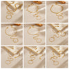 316L Stainless Steel Charm Oval Inlay Zircon Back of Hand Chain Finger Bracelet Lady Classic Jewelry Gift - Image 4