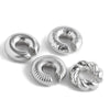 1 Pair Smooth Circle C Shape Clip Earrings For Women Lightweight Without Piercing Cartilage Ear Cuff Gold Silver Color Earrings - Image 19