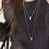 Minimalist Long Teardrop Charm Pendant Necklace for Women Autumn Winter Sweater Chain Y2K Accessory Jewelry Gift - Image 1