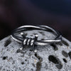 316L Stainless Steel Enagagement Retro Twisted Rope Ring For Man Women Personality Jewelry Teenagers Gift - Image 1