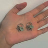 Star Earrings Gothic Harajuku Retro Cute Stainless Steel Y2K Moon Imitation Jade Earrings Girls' Aesthetic Jewelry - Image 6
