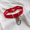 Women Colorful Tie Neck Ring Large Circle Heart Geometric Shape Accessory Belt Sweet Cool Style Iron Material for All Ages - Image 8