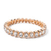 6x8mm Enamel Crystal Bracelets For Women Gold Color Zirconia Rhombus Bead Elastic Bangle - Image 10