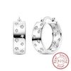 Silver Hoop Earrings Studs Drop Earring for Women Birthday Party Wedding Engagement Jewelry Gifts - Image 34