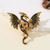 Flying Dragon Brooches Pins Woman Man Enamel Lapel PinGoth Brooch Punk Dragon Coat Backpack Badge Gothic Jewelry Gifts - Image 5