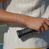Minimalist Tennis Bracelet with Cubic Zirconia in Gold Tone - Image 3