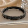 Five Layer Stainless Steel Chain Bracelet with Two Tone Links and 10 mm Width - Image 11