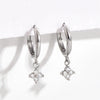 Simple Gold Color Stainless Steel Floral Sweet Earrings Temperament Simple Inlaid Zircon for Women Wedding Jewelry Accessories - Image 7