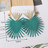 Green Color Hanging Earrings for Women Crystal Wedding Jewelry Imitation Pearl Drop Earrings Boucle Oreille - Image 7