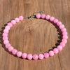 12mm Stone Round Beads Necklace Bohemian Colorful Vacation Neck Decor Women Handmade Choker - Image 6