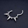 1-3PCS Titanium 16G 1.2mm Hinged Nose Ring Hoop Septum Hoop Ring Tragus Rook Ring Piercing Jewelry Lip Labret Ring Set Cartilage - Image 3