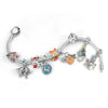 Silver Christmas Bell Charms Snowflake Reindeer House Bead Snowman Pendant Fit Bracelet Necklace Jewelry - Image 2