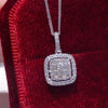 Geometric Cubic Zirconia Pendant Necklace for Women Temperament Female Wedding Neck Accessory Party Jewelry - Image 9