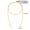 IngeSight.Z Irregular Gold Color Ccb Bead Pendant Necklace Women Punk Multilayer Y-shaped Necklace Jewelry Gift - Image 8