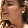 for Swelling Pressure Earrings Stainless Steel Black Color Spiral Cartilage Ear Cuff Non Piercing Earrings Gold Color - Image 4