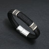 Men Leather Bracelets Men Stainless Steel Multilayer Braided Rope Bracelets for Male Female Bracelets Jewelry - Image 1
