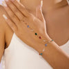 Elegant Red Crystal Zircon Metal Chain Bracelets for Women Colorful Heart Bracelets Party Wedding Wrist Charms Jewelry Gift - Image 14