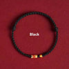 Hand Braided Red Rope Bracelet Copper Lucky Bead Hand Rope Couple Bracelet Simple Buckle Ethnic Female Accessory - Image 14