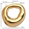 Stainless Steel Circle Brooches For Women Unisex 2-color Easy-match Casual Party Brooch Pins Gifts - Image 2