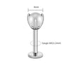 Titanium 16G White Pearl Stud Earring Tragus Helix Cartilage Conch Earring Nose Stud Labret Ring Piercing - Image 8