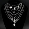 Simple Stackable Necklaces Set for Women Butterfly Heart Star Pearl Moon Pendant Necklaces Boho Jewelry Gifts - Image 8