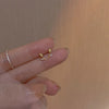 Mini Crystal Butterfly and Flower Stud Earrings in Multiple Designs - Image 25