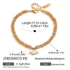 Chic Colored Stone Zircon Pendant Bracelet For Women Gold Pvd Plated Stainless Steel Party Jewelry - Image 13