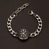Medieval Norse Viking Rune Wolf Bracelet Man Stainless Steel Valknut Witch Knot Compass Bracelet for Men Scandinavian Jewelry - Image 5