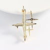 Classic Rhinestone Star Brooch Gold Plated Oil Painting Enamel Lapel Pin Women Men Scarves Dress Badge Accessories Birthday Gift - Image 5