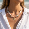 3pcs/set Bohemian Pearl Starfish Pendant Necklace for Women Irregular Blue Stone Beads Link Chain Beach Party Jewelry - Image 20