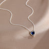 Selling Silver,Pink,Red,Blue Heart-Shaped Necklace,Suitable for European Women's High-Quality Jewelry Gift - Image 15