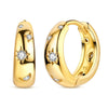 Earring Gold Series Silver Round Hoop Earring Moon Stars Teardrop Cladda Heart Earring For Women Jewellery - Image 7