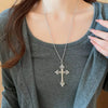 Minimalist Water Drop Pendant Tie Necklace, Elegant and Simple Sweater Chain, Casual and Light Jewelry - Image 1