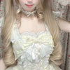 Sweet Lolita Pearl Lace Necklace Y2K Ribbon for Women Photo Shoot Bowknot Charm Choker for Girls Romantic Cute Style Jewelry - Image 4