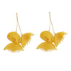 Large Yarn FLower Petal Earrings For Women Long Drop Jewelry Aesthetic Summer Accessories Party - Image 14