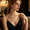 Freshwater Pearl Tassel Y-shaped Clavicle Necklaces Stainless Steel Jewelry On The Neck Accessories For Women - Image 3