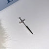 Winged Sword Piercing Stud with Drop Charm - Image 18