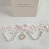 Sweet Lolita Pearl Lace Necklace Y2K Ribbon for Women Photo Shoot Bowknot Charm Choker for Girls Romantic Cute Style Jewelry - Image 9